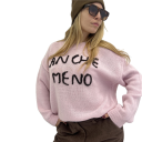 maglioncino con stampa in rilievo anche meno